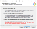 Screenshot #2: Choosing how to use Git for Windows